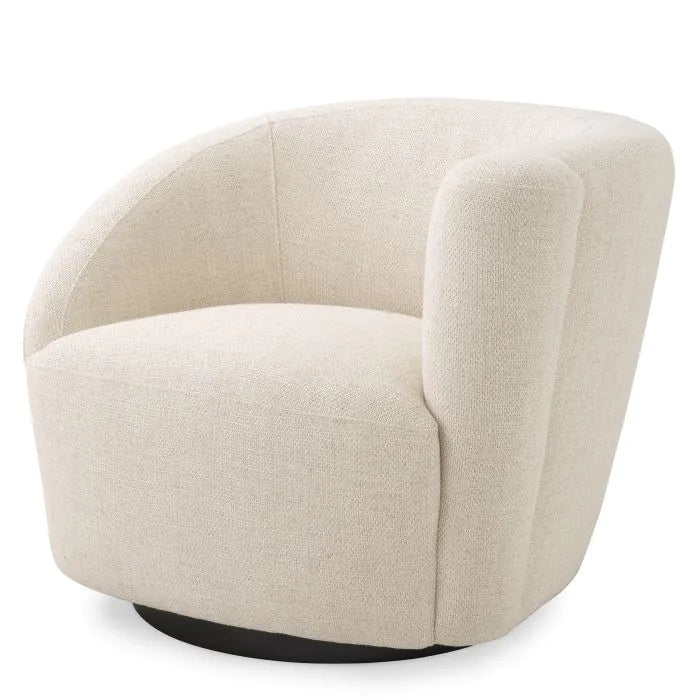 Product photograph of Eichholtz Colin Right Swivel Chair In Pausa Natural from Olivia's