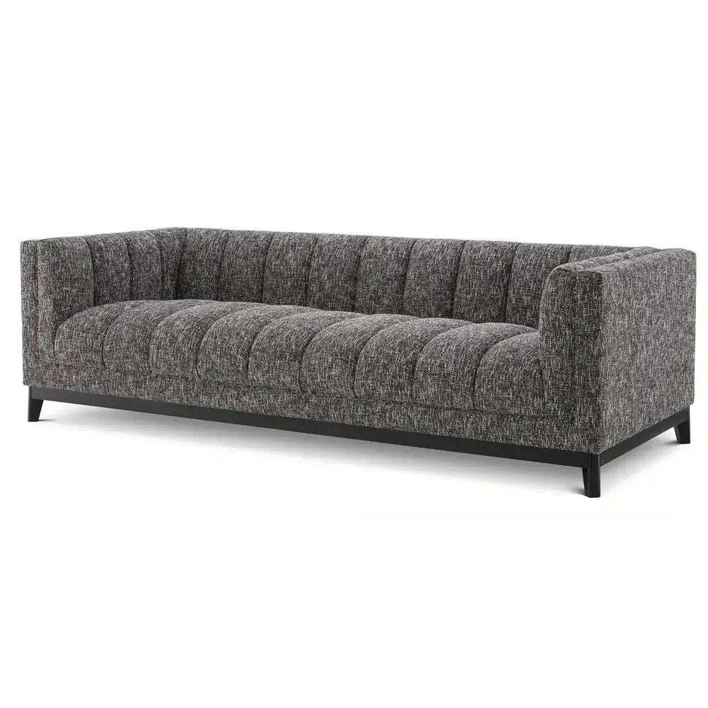 Product photograph of Eichholtz Ditmar Sofa In Cambon Black from Olivia's