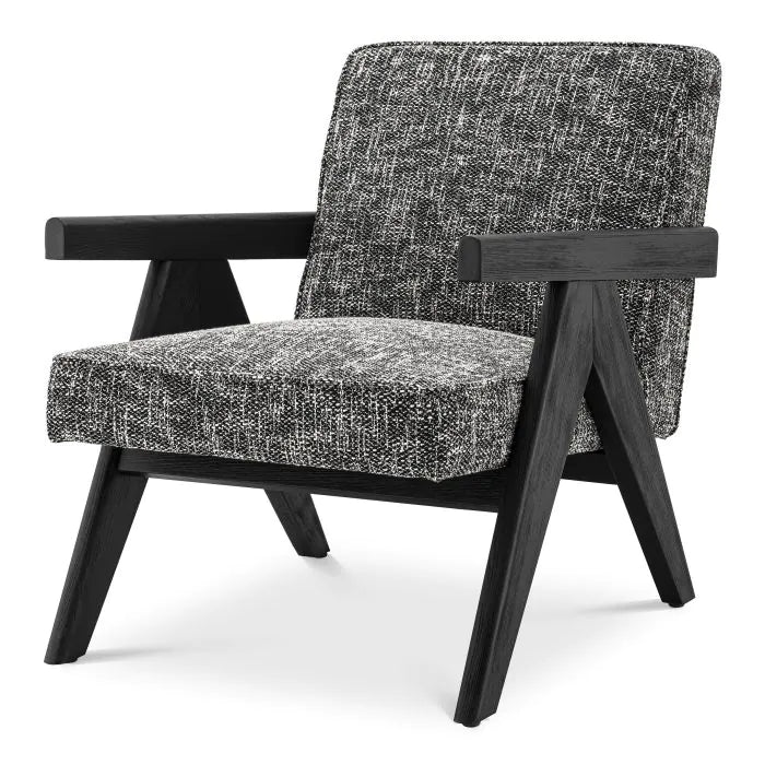 Product photograph of Eichholtz Greta Chair In Cambon Black from Olivia's