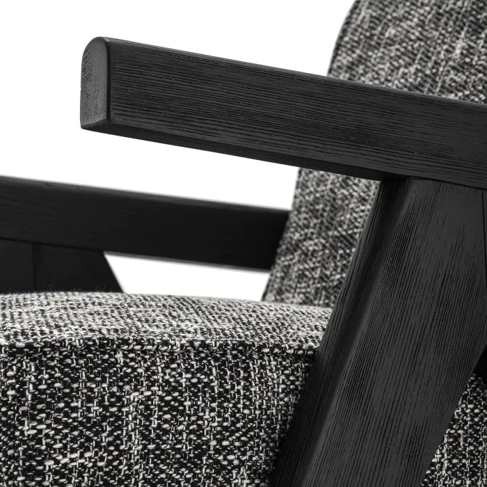 Product photograph of Eichholtz Greta Chair In Cambon Black from Olivia's.