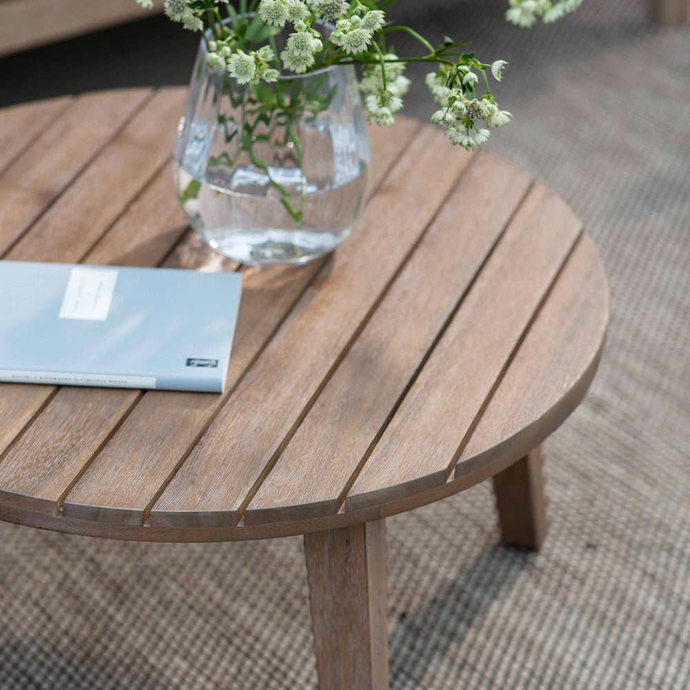 Product photograph of Garden Trading Durley Coffee Table Small Dark Natural from Olivia's.
