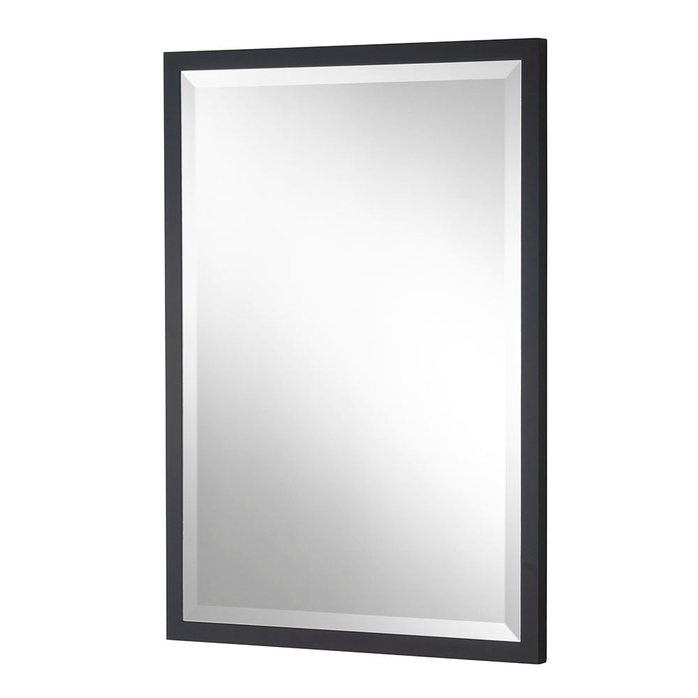 Product photograph of Olivia S Amara Rectangular Mirror In Black 48 X 18 from Olivia's