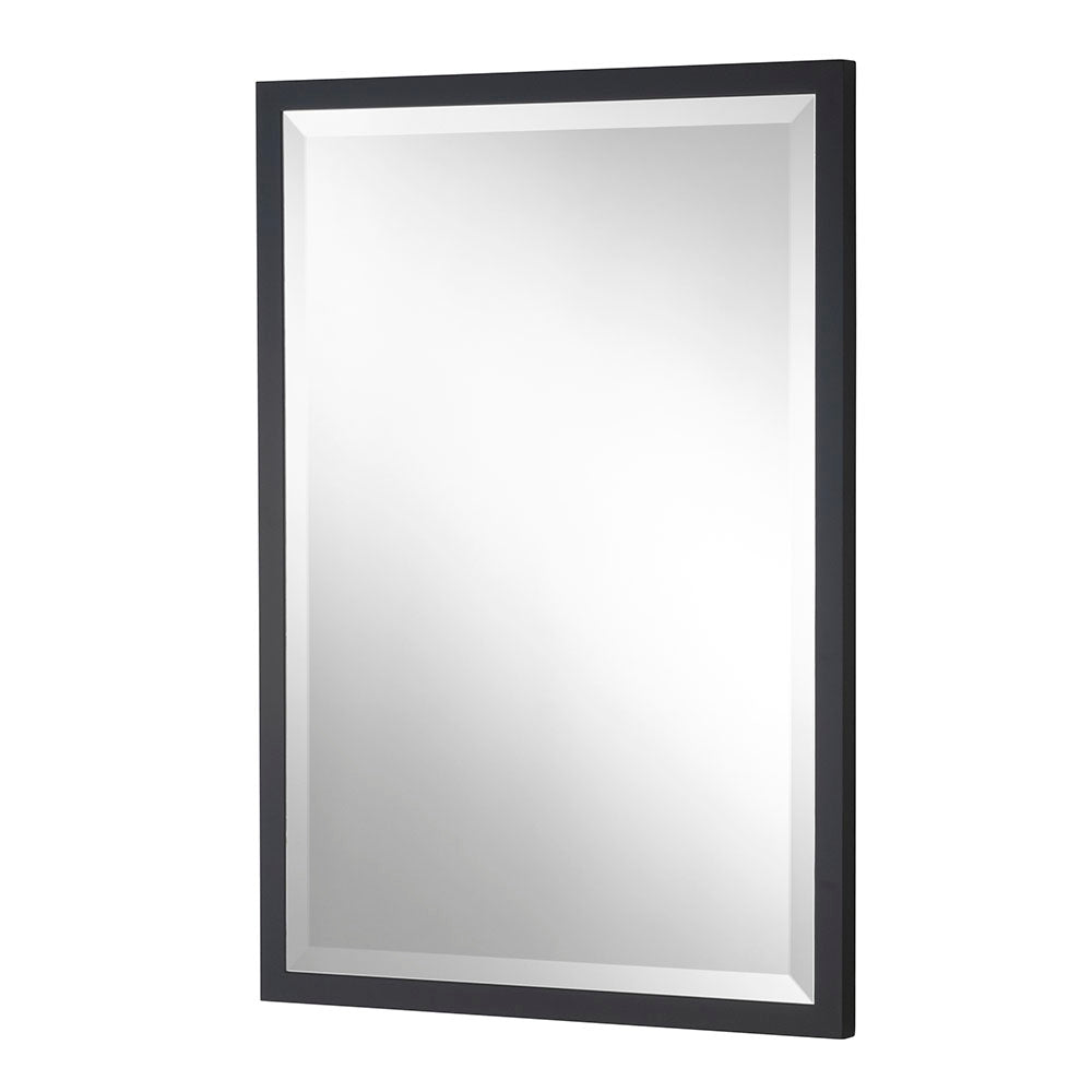 Product photograph of Olivia S Amara Rectangular Mirror In Black 60 X 24 from Olivia's
