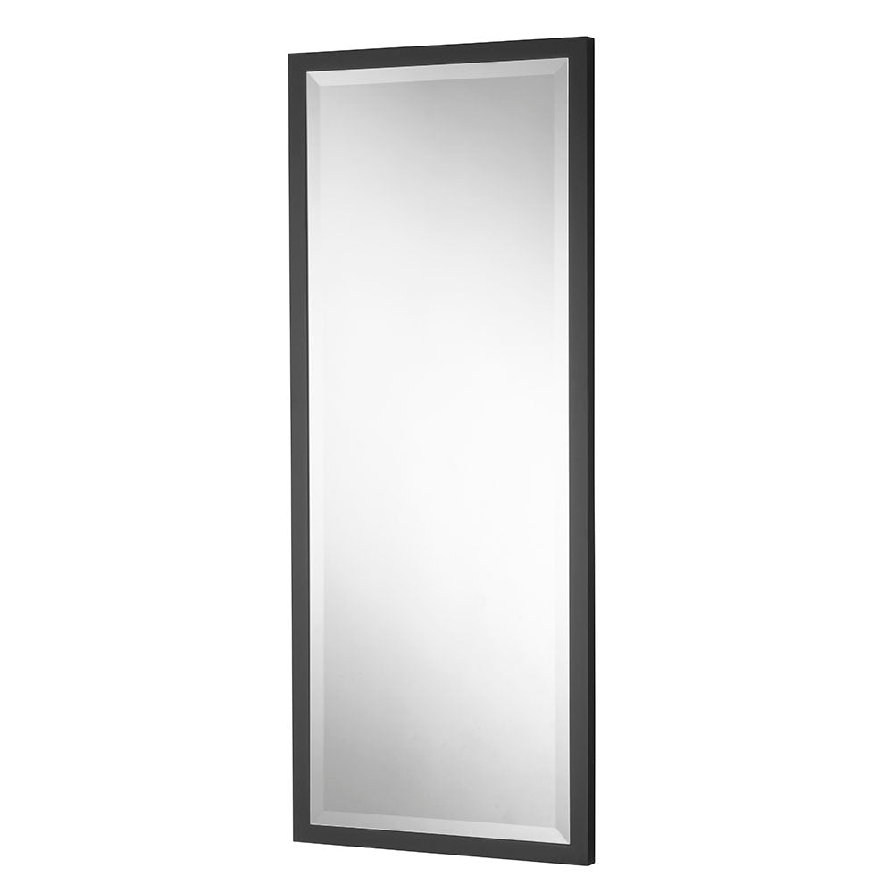 Product photograph of Olivia S Amara Rectangular Mirror In Black 48 X 18 from Olivia's.