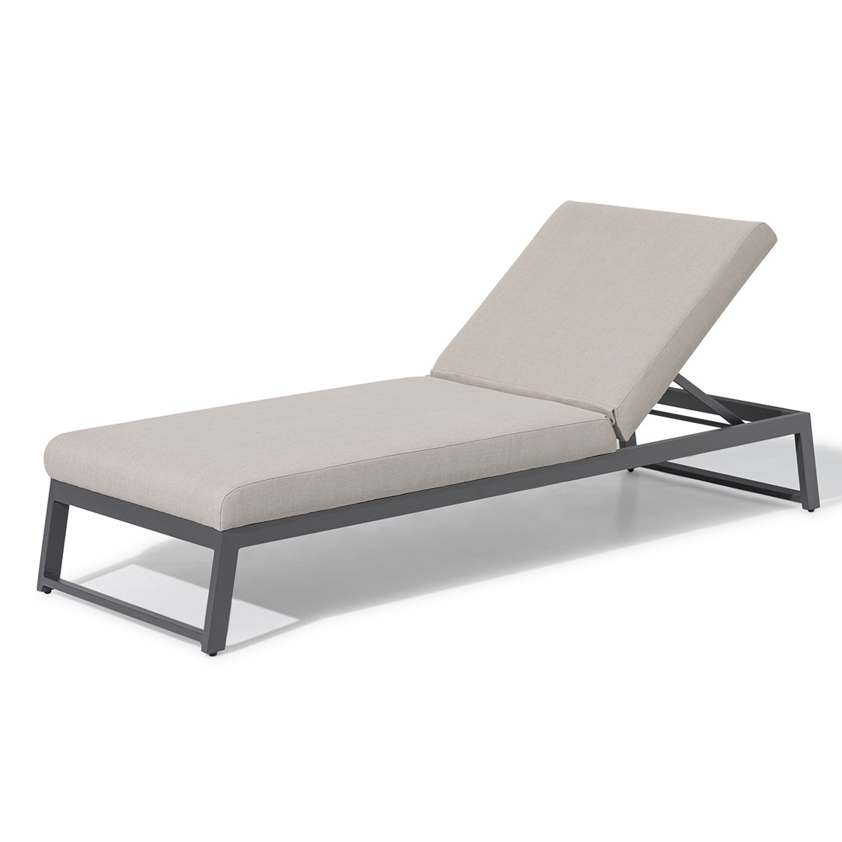 Product photograph of Maze Outdoor Allure Sunlounger In Oatmeal from Olivia's