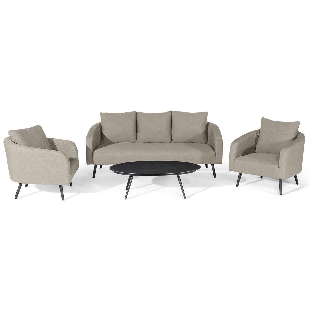 Ambition 3 Seat Sofa Set Oatmeal