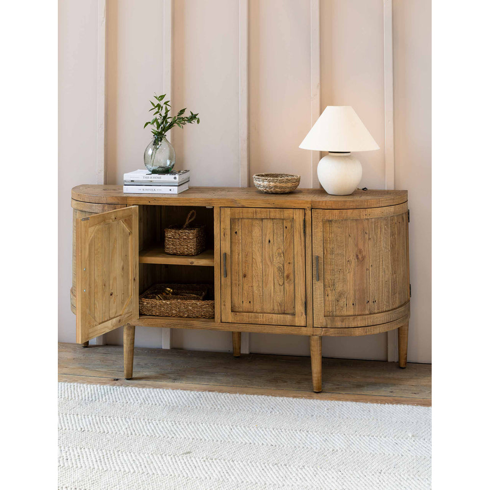 Product photograph of Garden Trading Ashwell Curved Sideboard Natural from Olivia's.