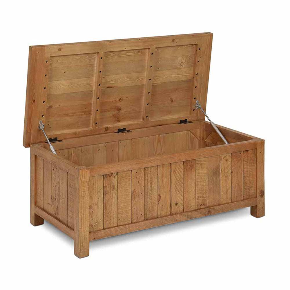 Product photograph of Ashwell Blanket Box - Natural from Olivia's.