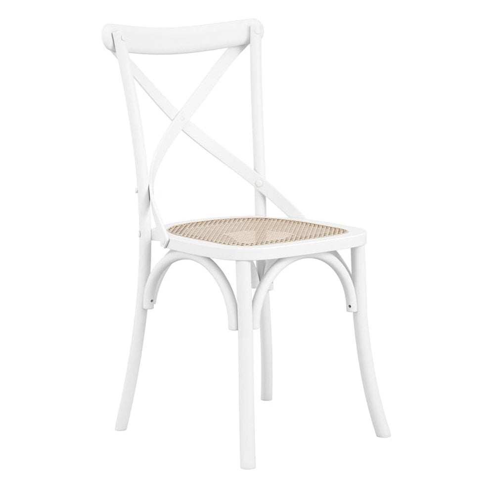 Oco Fitzpatrick Cane Dining Chair In White