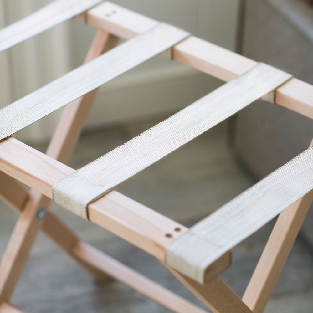 Product photograph of Garden Trading Weekend Folding Luggage Rack from Olivia's.