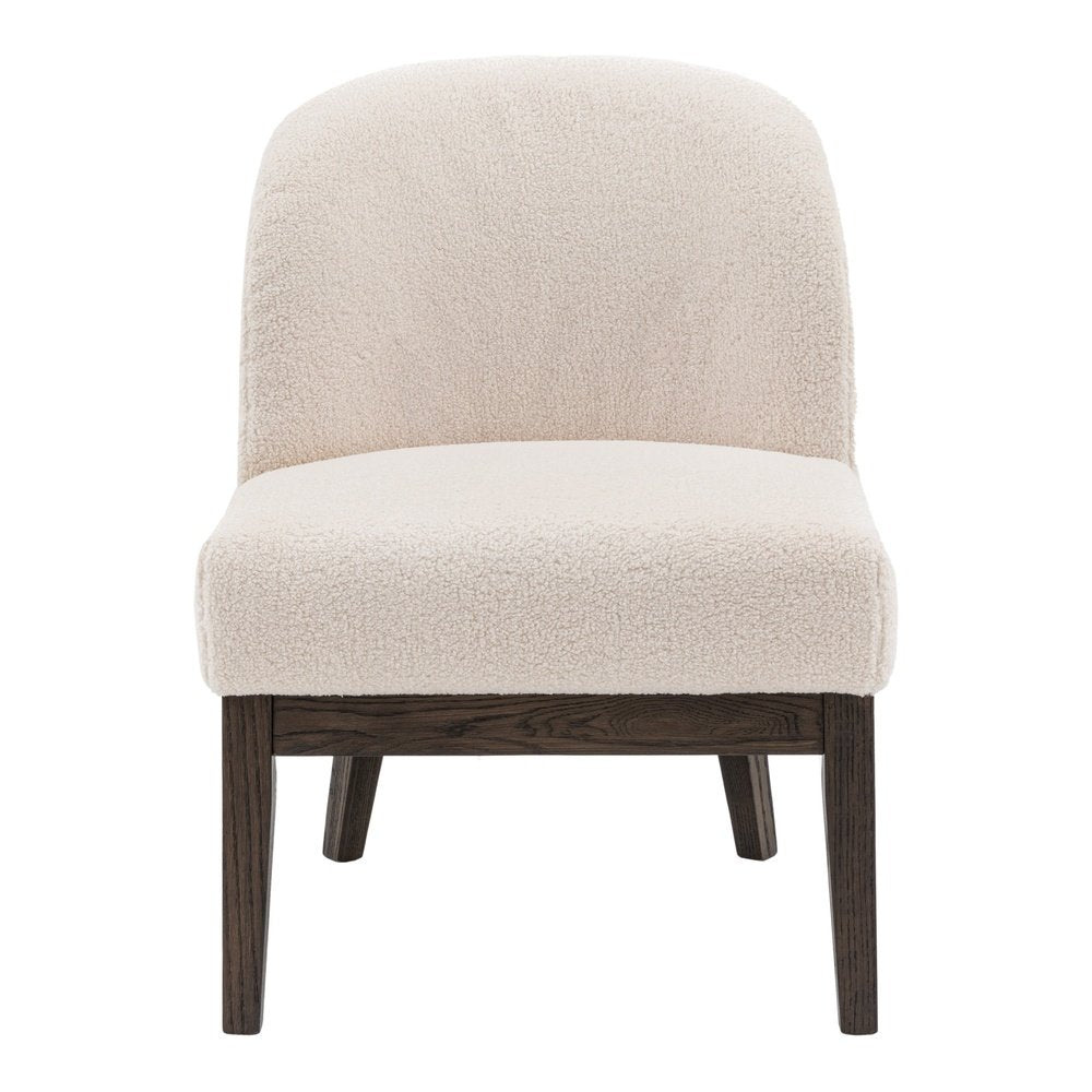 Product photograph of Gallery Interiors Beverly Chair In Vanilla from Olivia's