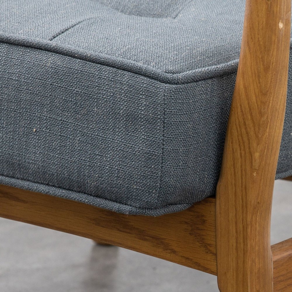 Product photograph of Gallery Interiors Humber Occasional Chair In Dark Grey from Olivia's.