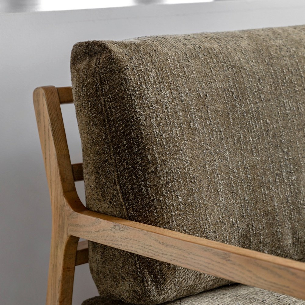 Product photograph of Gallery Interiors Vesper Armchair In Moss Green from Olivia's.