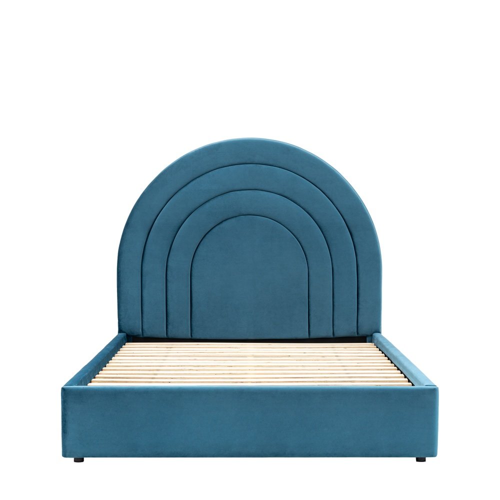 Product photograph of Gallery Interiors Arlington 5 Kingfisher Bedstead from Olivia's