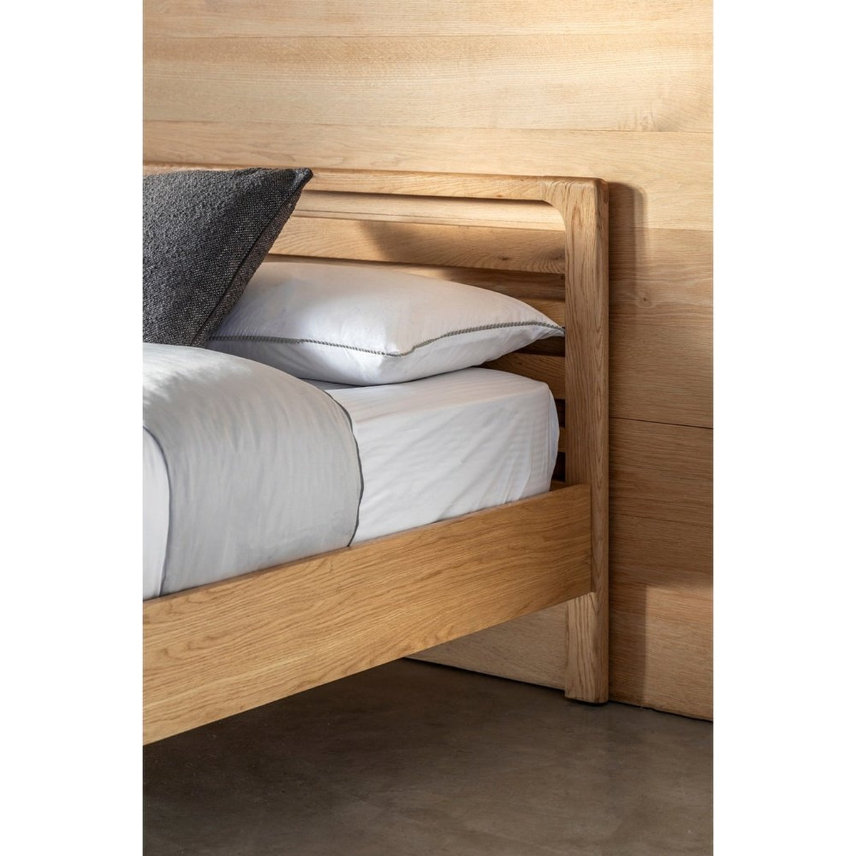 Product photograph of Gallery Interiors Croft Double Bed In Natural from Olivia's.