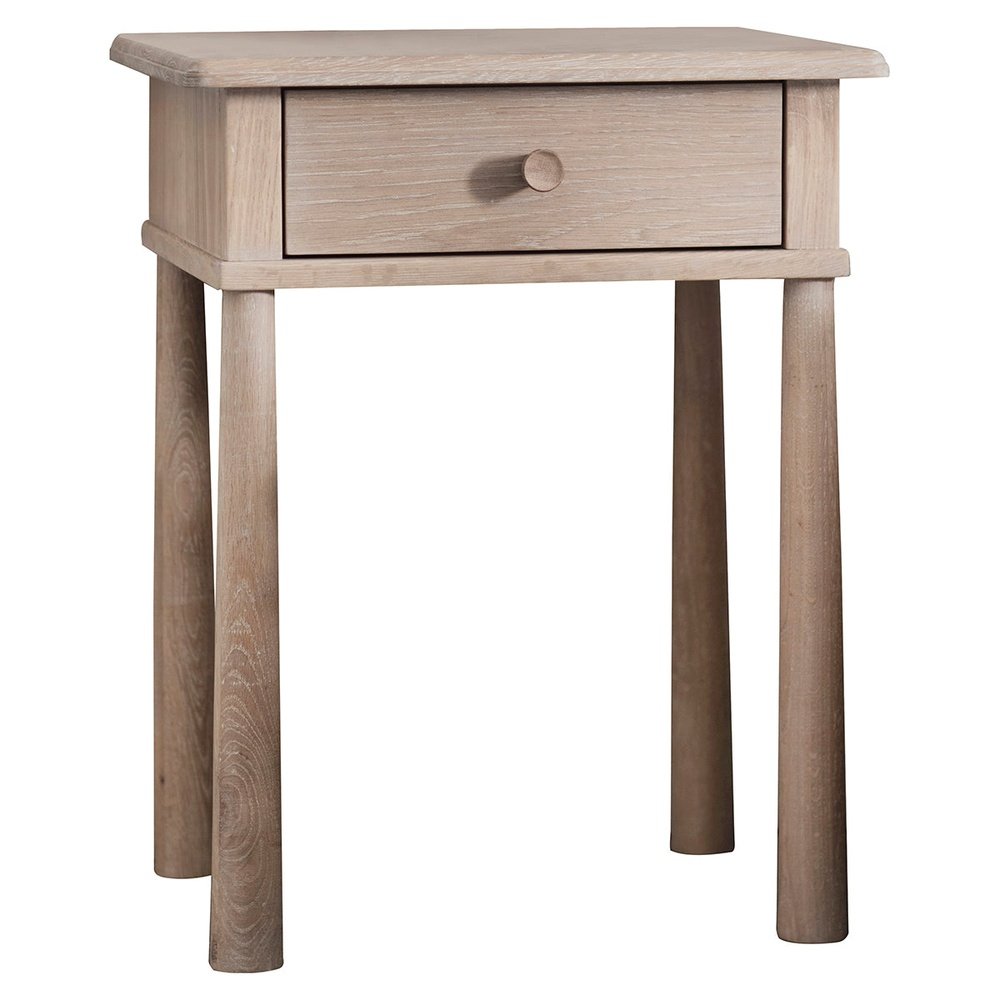 Product photograph of Gallery Interiors Wycombe 1 Drawer Bedside from Olivia's