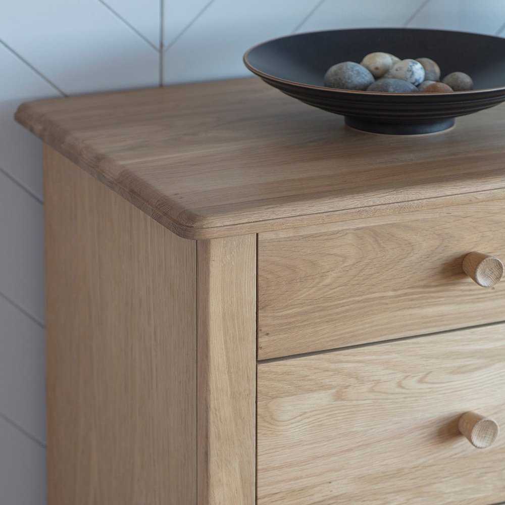 Product photograph of Gallery Interiors Wycombe 5 Drawer Chest from Olivia's.