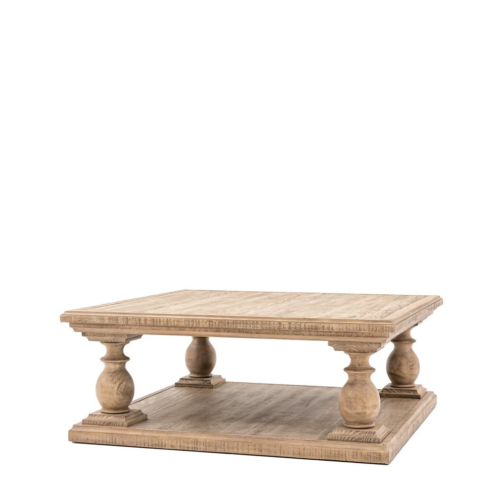 Product photograph of Gallery Interiors Newbury Square Coffee Table from Olivia's.