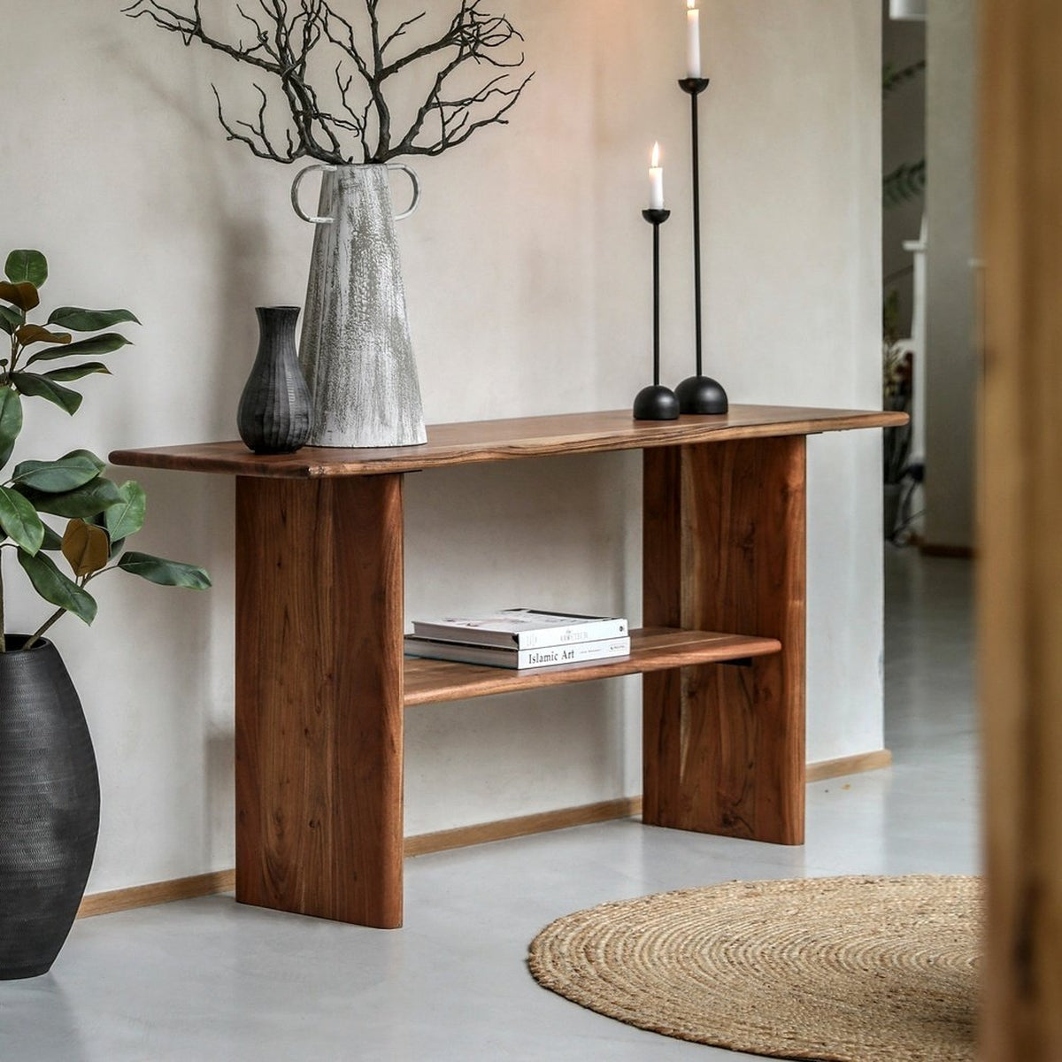 Product photograph of Gallery Interiors Barlow Console Table from Olivia's.