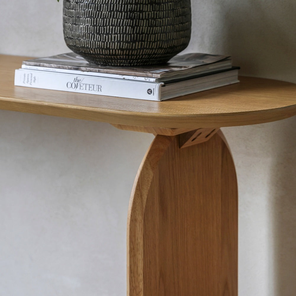 Product photograph of Gallery Interiors Gavo Console Table from Olivia's.