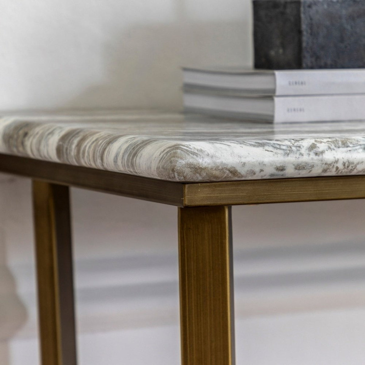 Product photograph of Gallery Interiors Rondo Console Table from Olivia's.