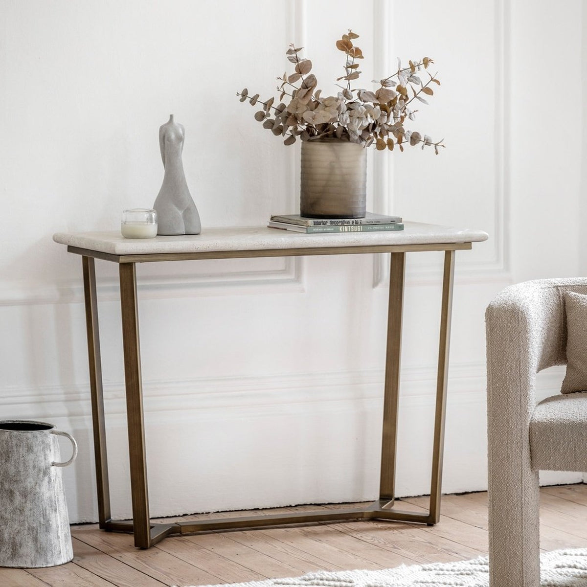 Product photograph of Gallery Interiors Dover Console Table from Olivia's.