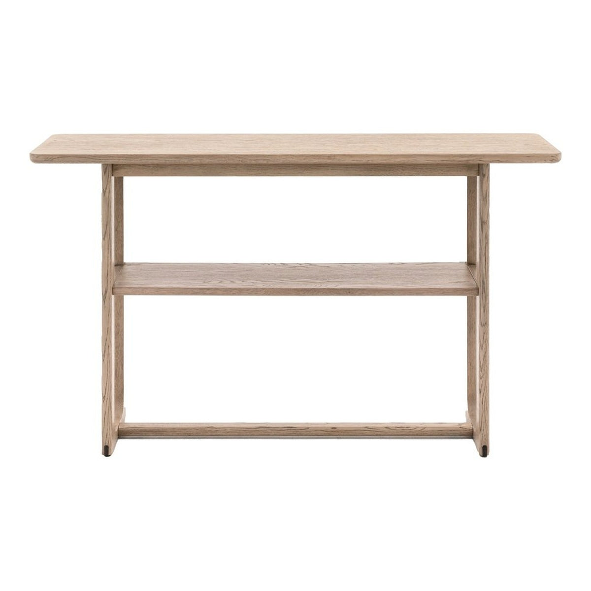 Product photograph of Gallery Interiors Croft Console Table In Smoke from Olivia's