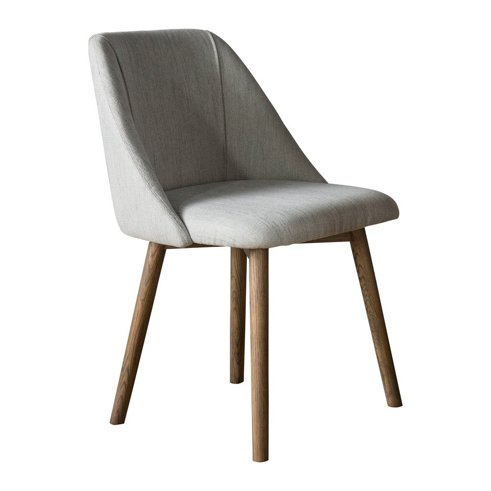 Product photograph of Gallery Interiors Hudson Living Set Of 2 Elliot Dining Chairs In Neutral from Olivia's