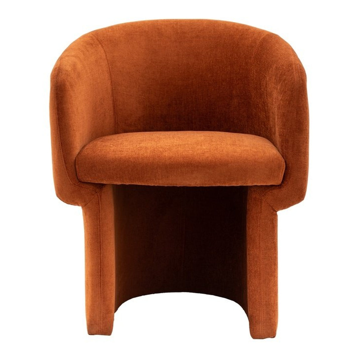 Product photograph of Gallery Interiors Haven Armchair In Rust from Olivia's.