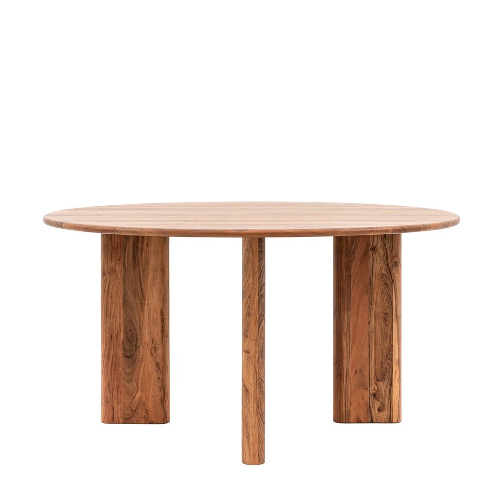 Product photograph of Gallery Interiors Barlow Round Dining Table from Olivia's