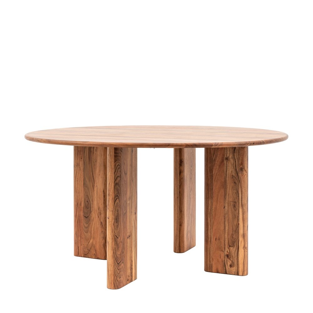 Product photograph of Gallery Interiors Barlow Round Dining Table from Olivia's.