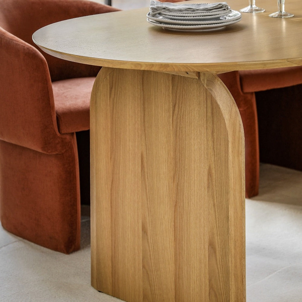 Product photograph of Gallery Interiors Gavo Dining Table from Olivia's.