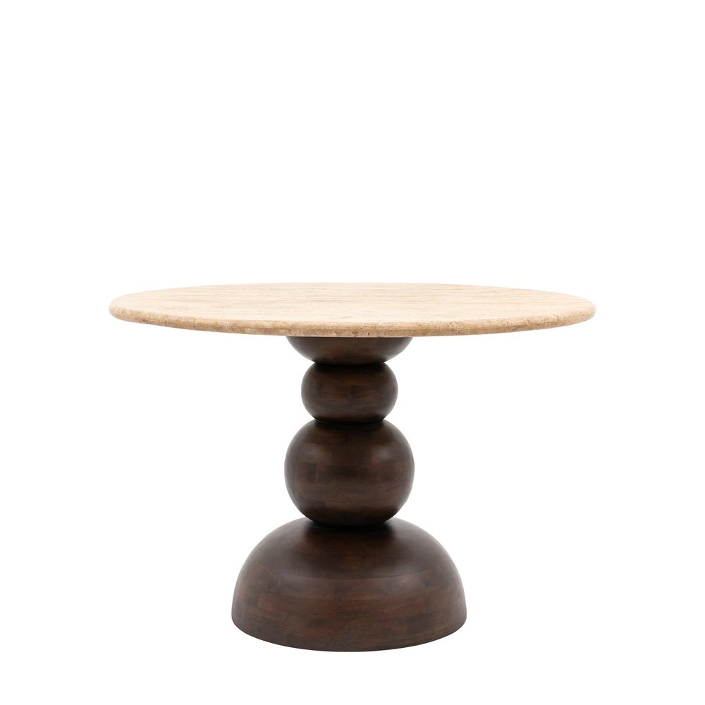 Gallery Interiors Sable Round Dining Table
