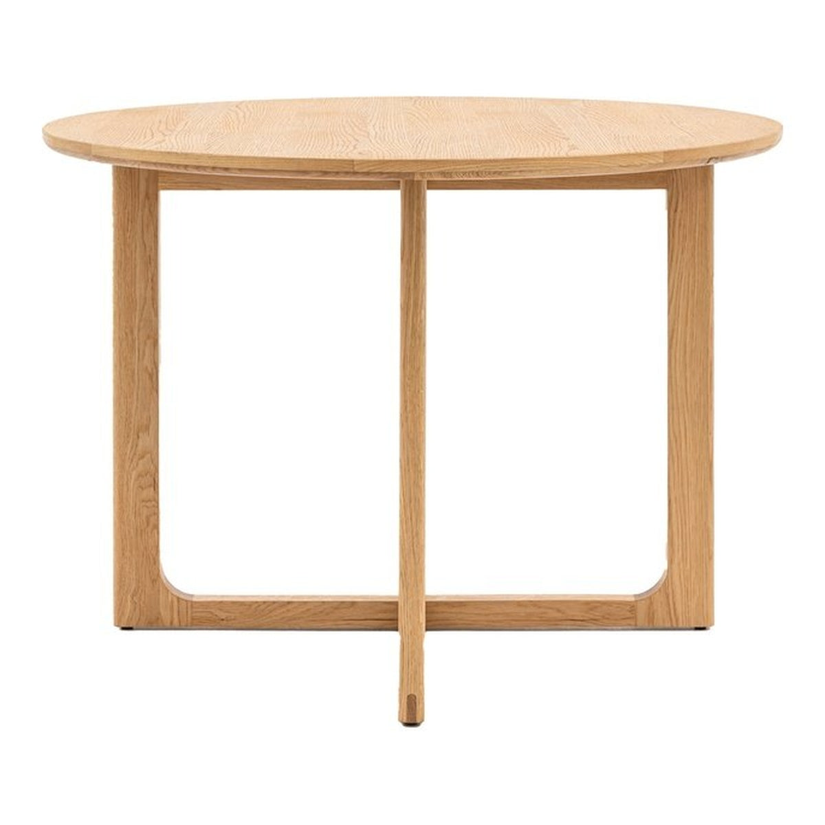 Gallery Interiors Croft Round Dining Table In Natural