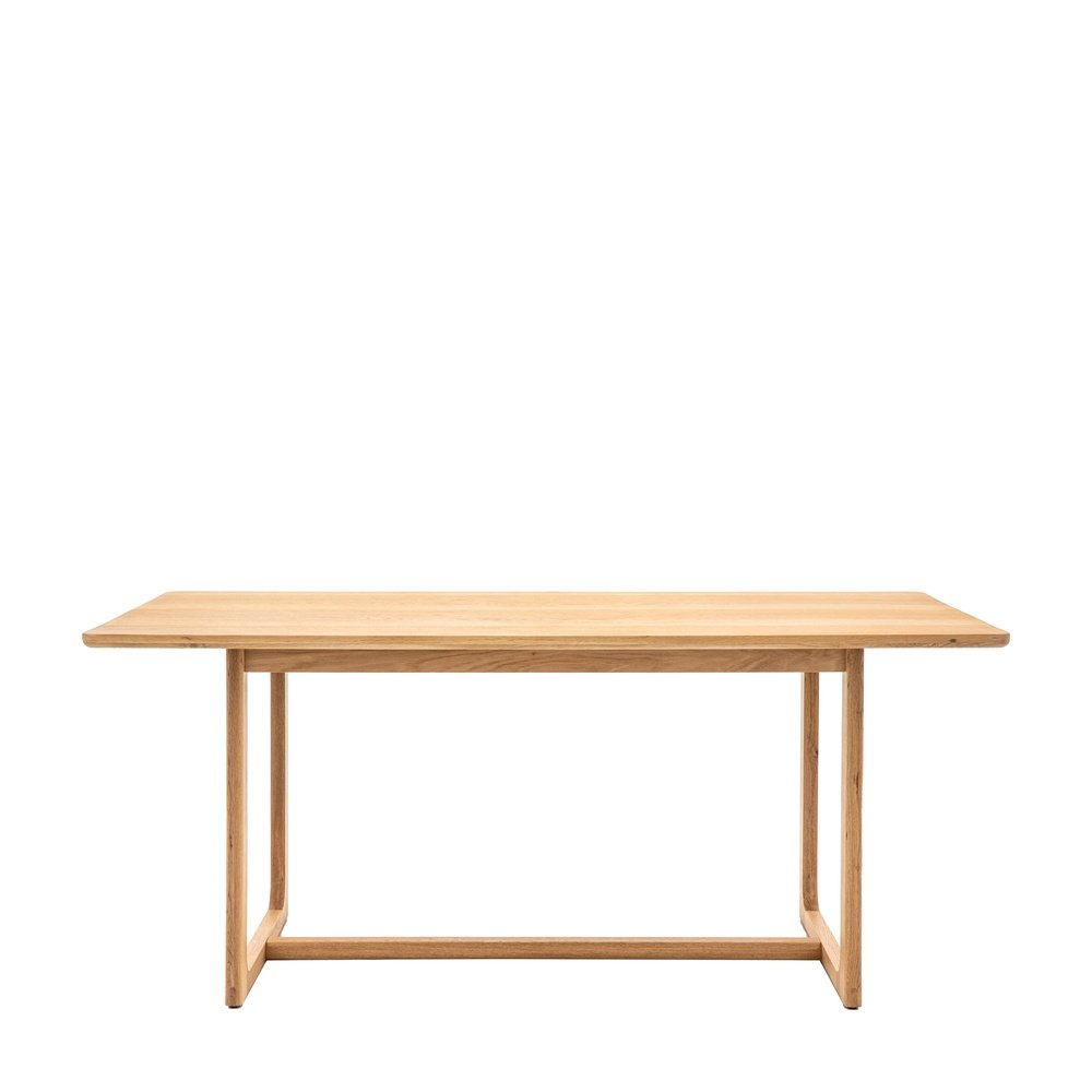 Product photograph of Gallery Interiors Croft Dining Table In Natural from Olivia's