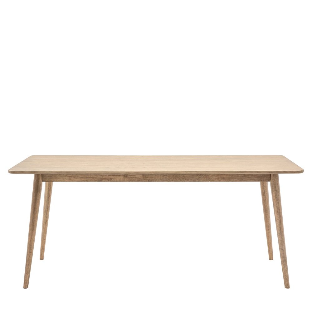 Product photograph of Gallery Interiors Panelled Dining Table from Olivia's