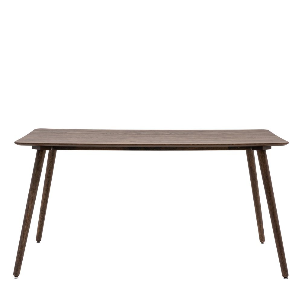Product photograph of Gallery Interiors Alston Rectangle Dining Table In Smoke from Olivia's