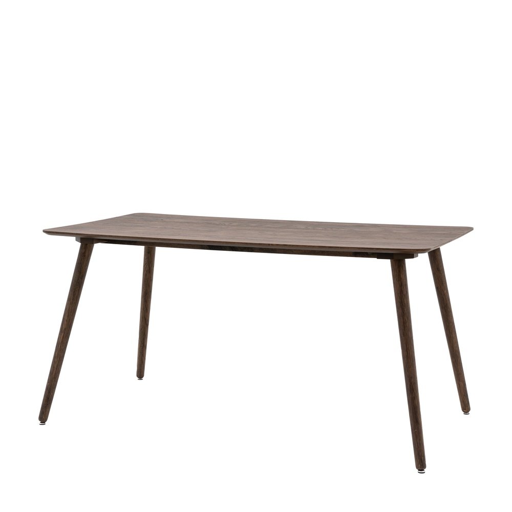 Product photograph of Gallery Interiors Alston Rectangle Dining Table In Smoke from Olivia's.