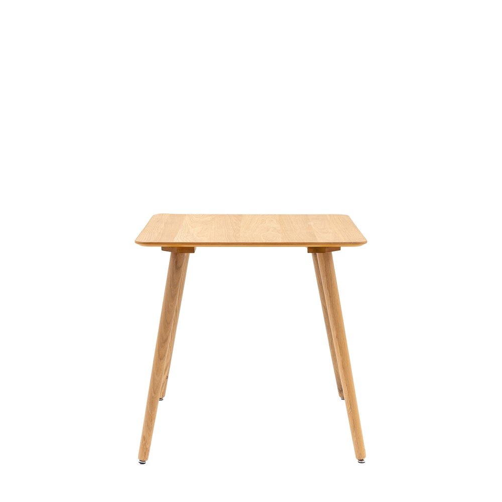Product photograph of Gallery Interiors Alston Square Dining Table In Natural from Olivia's