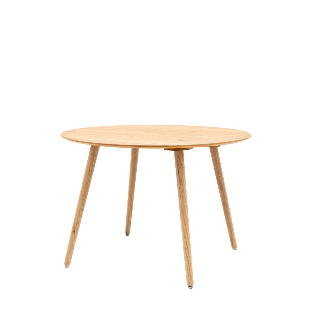 Product photograph of Gallery Interiors Alston Round Dining Table In Natural from Olivia's.