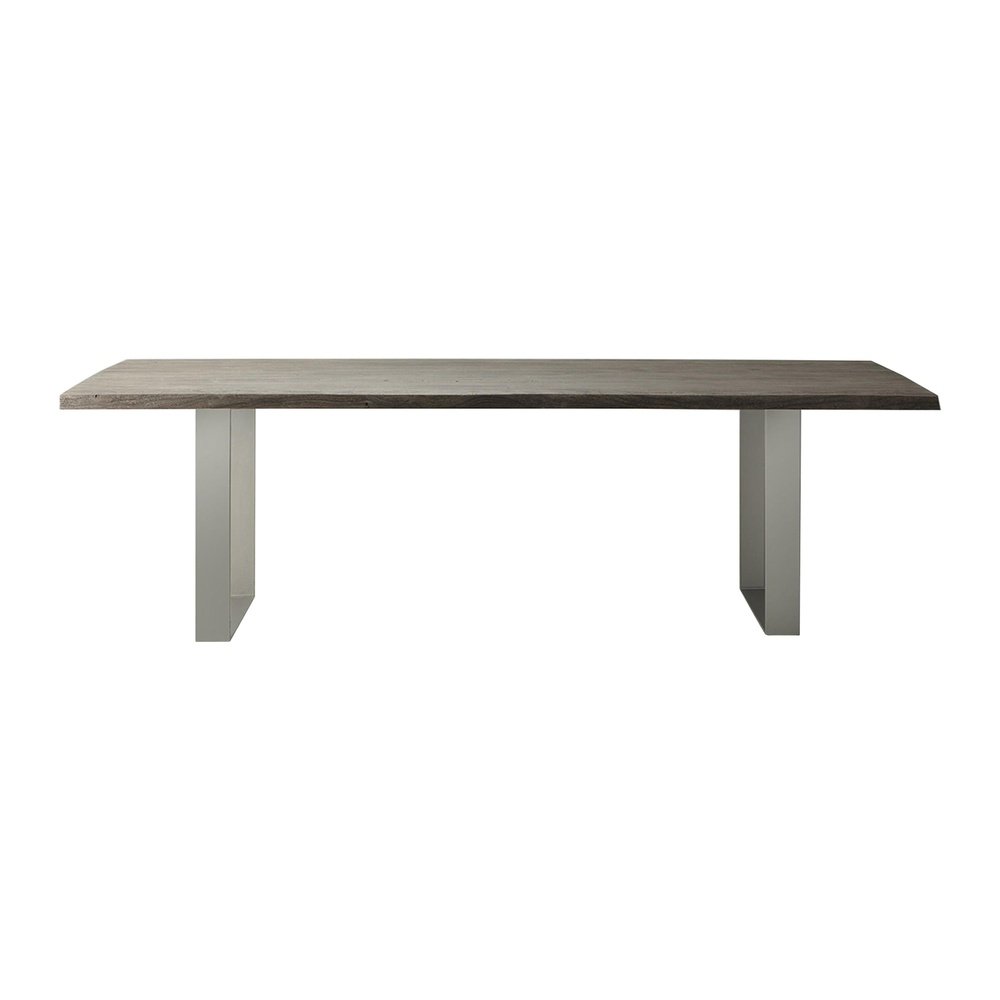 Product photograph of Gallery Interiors Huntington Large 8 - 10 Seater Dining Table In Grey from Olivia's