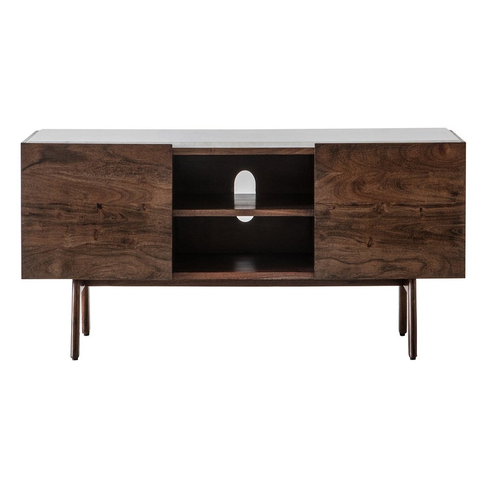 Product photograph of Gallery Interiors Barcelona Media Cabinet from Olivia's.