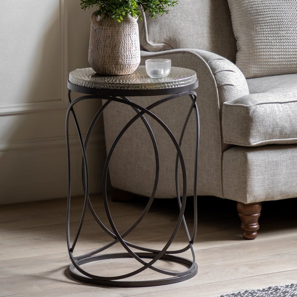 Product photograph of Gallery Interiors Hudson Living Kimba Side Table from Olivia's.