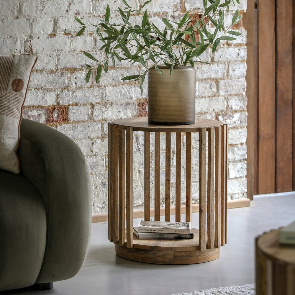 Product photograph of Gallery Interiors Valley Side Table from Olivia's.