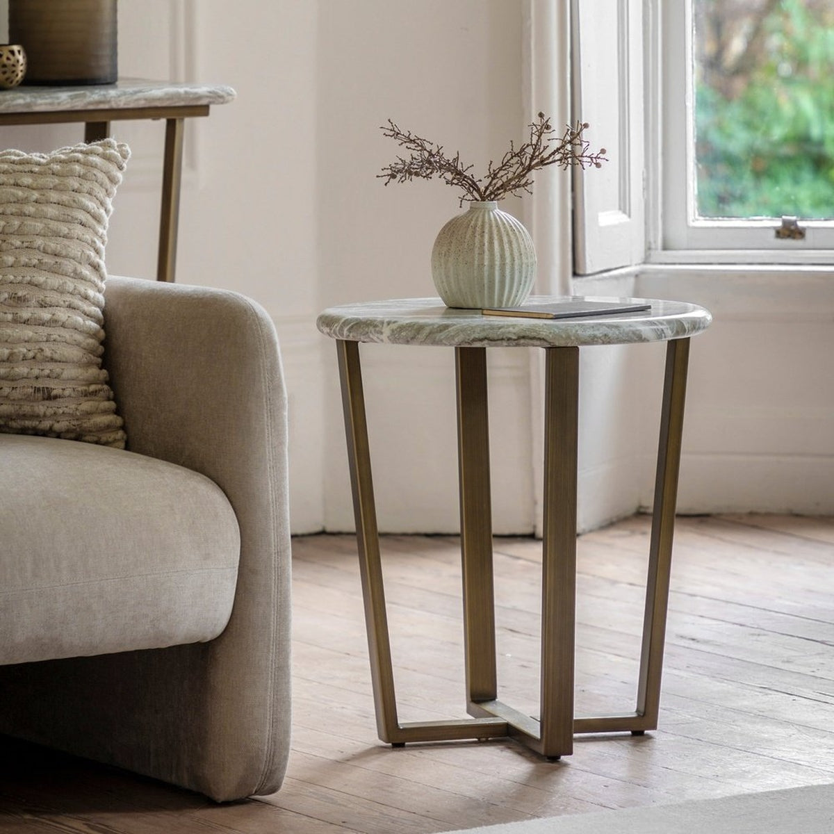 Product photograph of Gallery Interiors Rondo Side Table from Olivia's.
