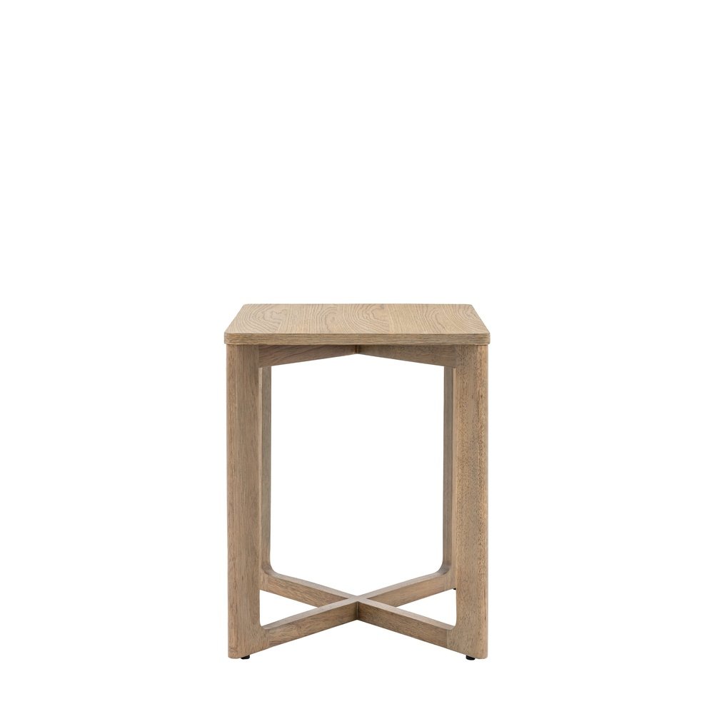 Product photograph of Gallery Interiors Panelled Side Table from Olivia's