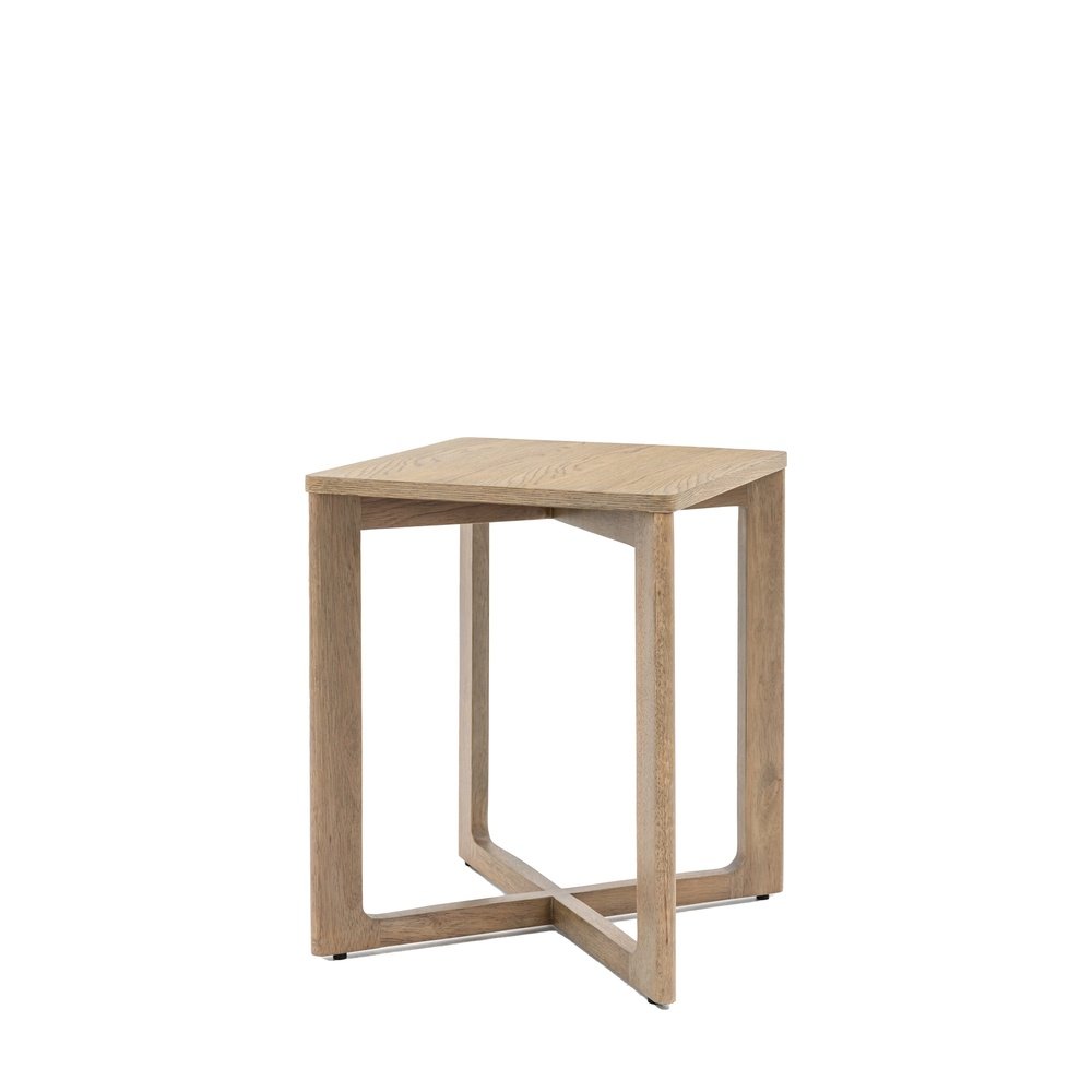 Product photograph of Gallery Interiors Panelled Side Table from Olivia's.