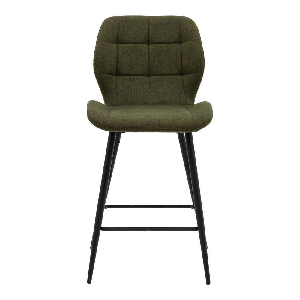 Product photograph of Gallery Interiors Winton Set Of 2 Stools In Bottle Green from Olivia's.