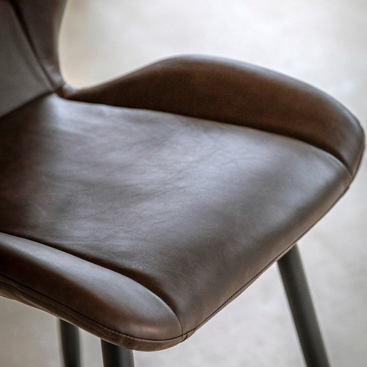 Product photograph of Gallery Interiors Winton Set Of 2 Stools In Brown from Olivia's.