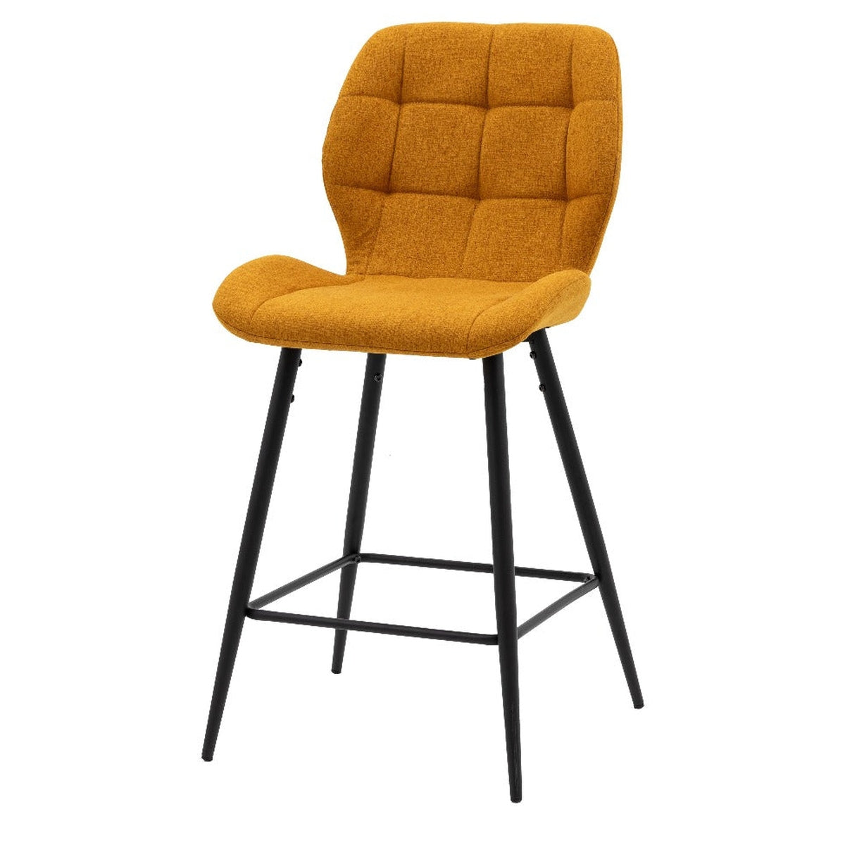 Product photograph of Gallery Interiors Winton Set Of 2 Stools In Saffron from Olivia's